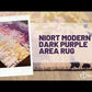 Niort Modern Dark Purple Area Rug