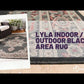 Lyla Indoor / Outdoor Black Area Rug