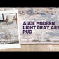 Agde Modern Light Gray Area Rug