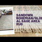 Sandown Bohemian/Global Sage Area Rug