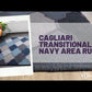 Cagliari Transitional Navy Area Rug