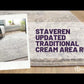 Staveren Traditional Cream Area Rug