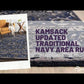 Kamsack Traditional Navy Area Rug