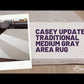 Casey Traditional Medium Gray Area Rug