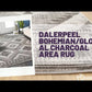 Dalerpeel Bohemian/Global Charcoal Area Rug