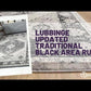 Lubbinge Traditional Black Area Rug