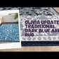 Olivia Traditional Dark Blue Area Rug
