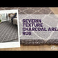 Severin Texture Charcoal Area Rug