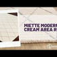 Miette Modern Cream Area Rug