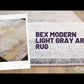 Bex Modern Light Gray Area Rug