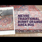 Nievre Traditional Burnt Orange Area Rug