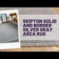 Skipton Modern Silver Gray Area Rug