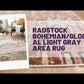 Radstock Rustic Light Gray Area Rug