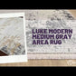 Luke Modern Medium Gray Area Rug