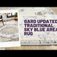Gard Traditional Sky Blue Area Rug