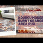 Kourou Modern Burnt Orange Area Rug