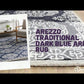 Arezzo Traditional Dark Blue Area Rug