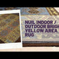Nuil Indoor / Outdoor Bright Yellow Area Rug