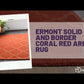 Ermont Modern Coral Red Area Rug