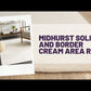 Midhurst Modern Cream Area Rug