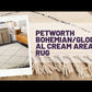 Petworth Bohemian/Global Cream Area Rug