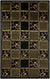 Hanford Modern Black Area Rug