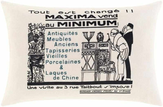 Zuidzande Black Pillow Cover