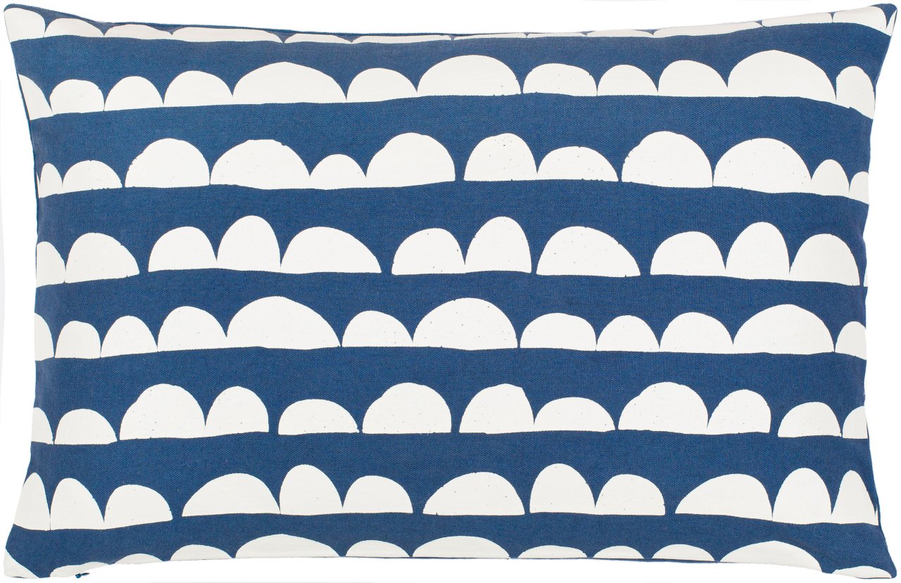 Achthoven Dark Blue Pillow Cover