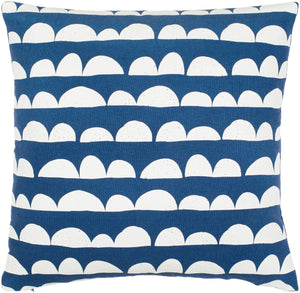 Achthoven Dark Blue Pillow Cover