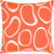 Achterbos Bright Orange Pillow Cover