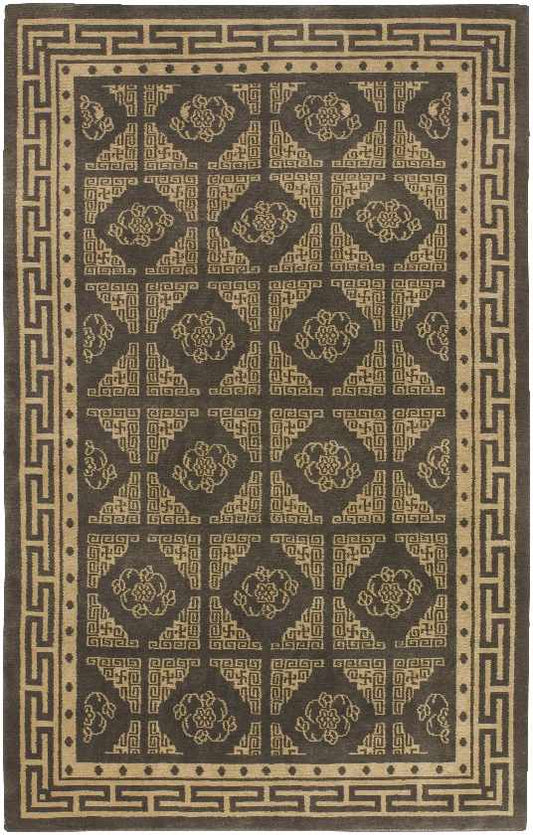 Kwethluk Traditional Brown/Tan Area Rug
