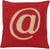 Laareind Bright Red Pillow Cover