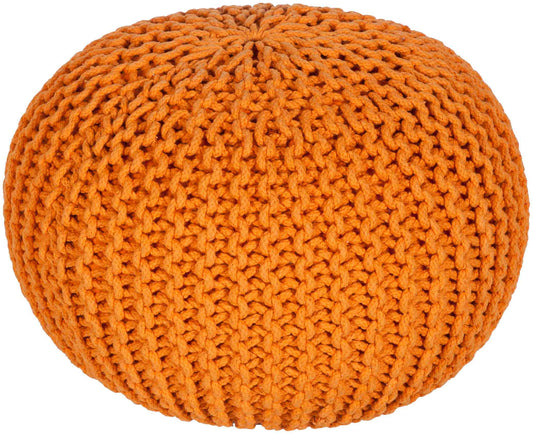 Harmannsdorf Bright Orange Pouf