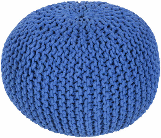 Harmannsdorf Bright Blue Pouf