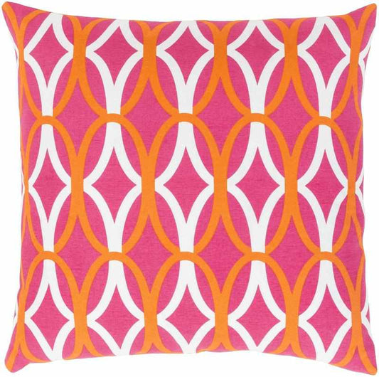 Zeist Bright Orange Pillow Cover