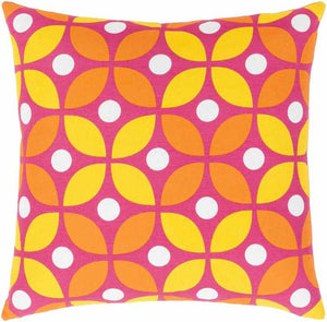 Zeldert Bright Pink Pillow Cover