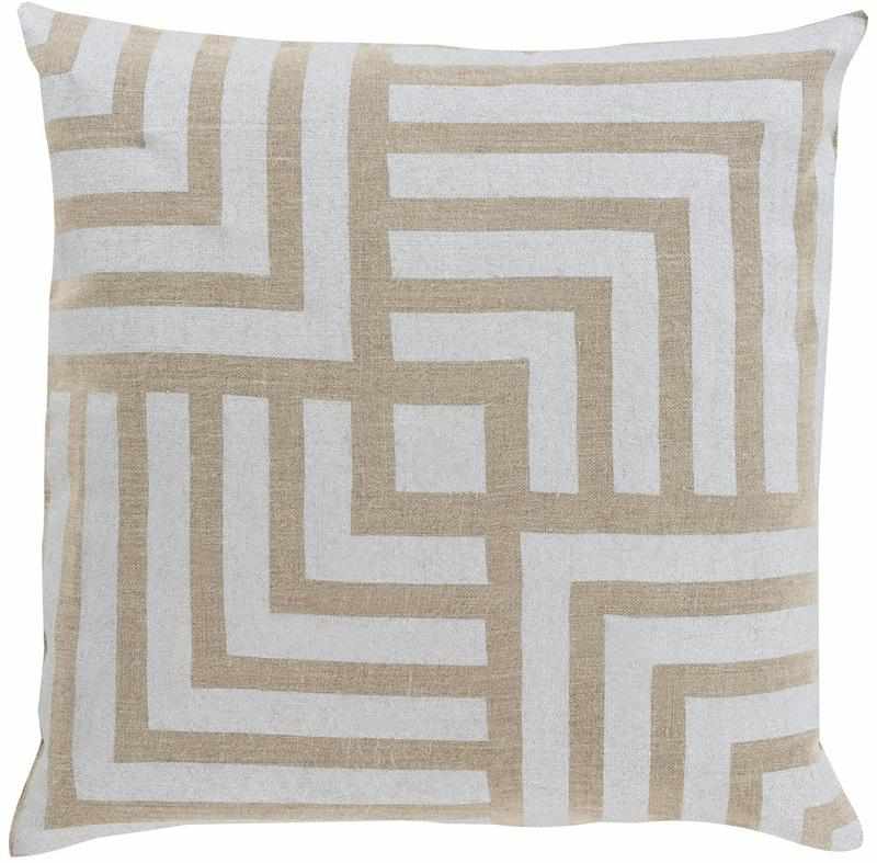 Arkel Silver Gray Pillow Cover