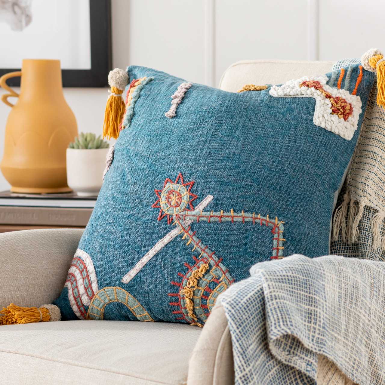 Trumau Denim Pillow Cover