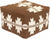 Spitz Dark Brown Pouf