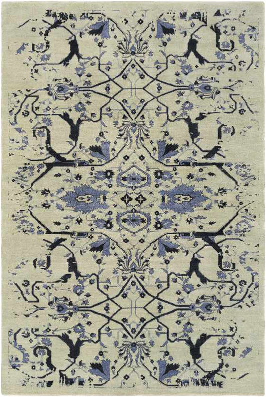 Nucla Traditional Denim Area Rug