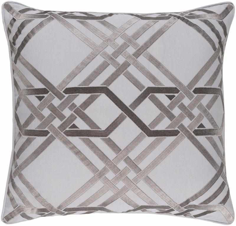 Leimuiden Light Gray Pillow Cover