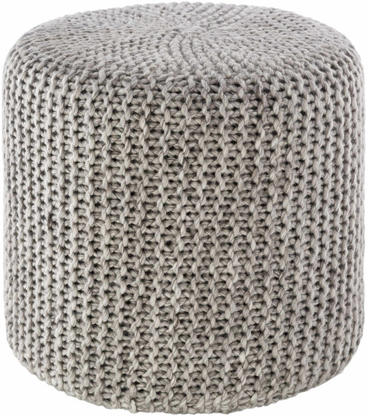 Martinsberg Light Gray Pouf