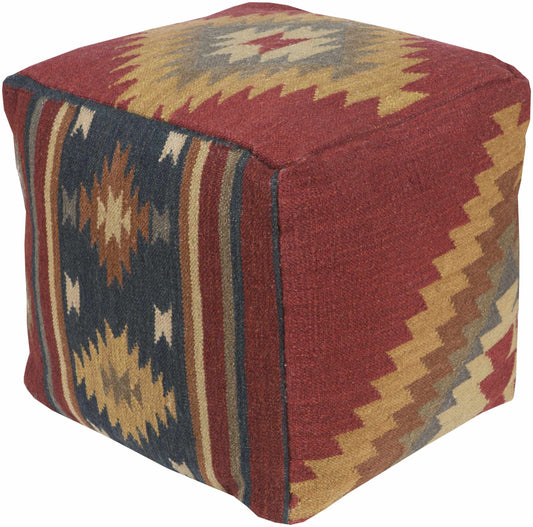 Gastern Dark Red Pouf