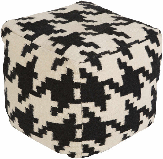 Grobebersdorf Black Pouf