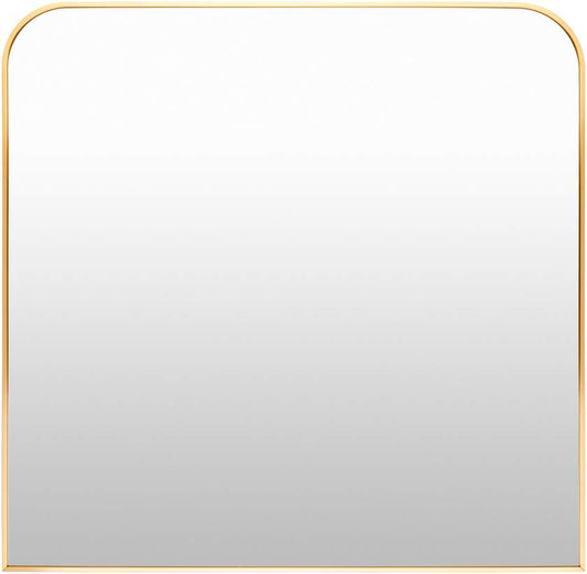 Corvette Modern Gold Wall Mirror