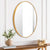 Jarron Modern Gold Wall Mirror