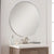 Jarron Modern Metallic Silver Wall Mirror