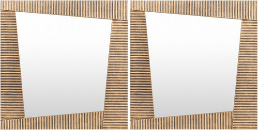 Louviere Modern Gold Wall Mirror