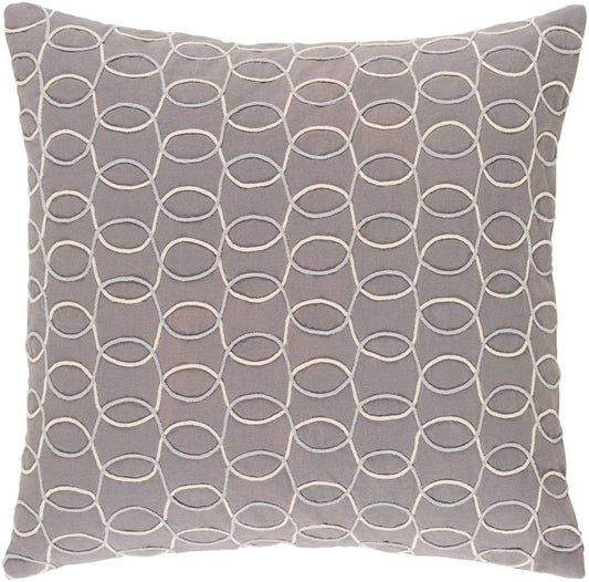 Zuidland Medium Gray Pillow Cover