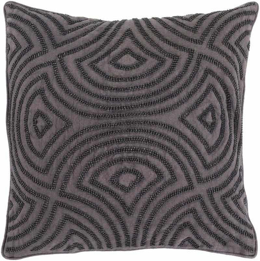 Baars Charcoal Pillow Cover